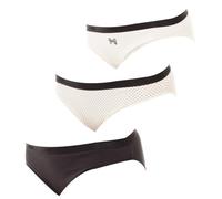 Dim Culotte Femme Les Pockets Coton x3 | Lot de Slips Multicolores | Confort Coton & Élasthanne | Ceinture Douce | Style Quotidien