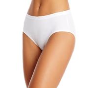 DIM Culotte Femme Maxi Quotidiens Coton Bio Stretch x2, Blanc, XL