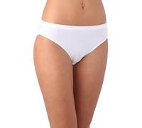 Dim Femme Midi Quotidiens Coton Bio Stretch Culotte, Blanc, 44-46 EU