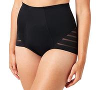 DIM Culotte Femme Taille Haute Diam's Control Medium Effet Ventre Plat x1, Noir, XL