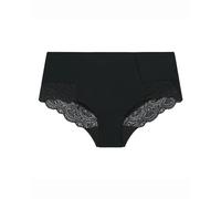 Dim Culotte Femme Taille Haute en Coton Stretch et Dentelle Ecodim Ventre Plat x1
