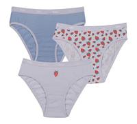 Dim Femme Les Pockets Coton Doux Confortable X3 Slip, Strawberries / Lilas / Violet, 14 Ans EU