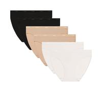 DIM Culottes Femme Lot de 6 | Les Pockets EcoDIM Coton | Douceur & Confort | Ceinture Invisible | Multicolores | Style Classique