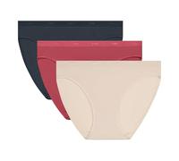 Dim Culottes Femme x3 | Les Pockets Ecodim | Coton & Élasthanne | Ceinture Confort | Multicolores | Invisibles sous Les Vêtements