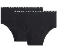 Dim Femme Menstruel Coton Bio Flux Abondant Protect X2 Shorty, Noir, M EU