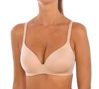 Dim Femme Triangle Paddé sans Armature Invisifree X1 Soutien-Gorge, New Skin, 100C EU