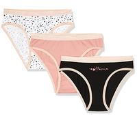 DIM Fille - Culottes Les Pockets Coton x3 | Ultra Douces & Confortables | Ceinture Élastiquée | Motifs Colorés
