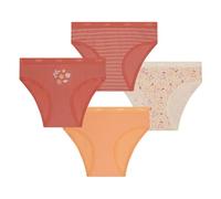 Dim Fille Les Pockets Coton Doux Confortable X4 Briefs, Lot Joli Soleil, 8 Ans EU