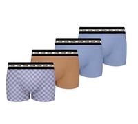 DIM Garçon Fashion Coton Stretch X4 Boxer Briefs, Lot Checkmate, 6 Ans EU