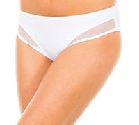 Dim - Generous - Culotte - Quotidien - Uni - Femme - Blanc - FR : 42 (Taille fabricant : 42)