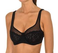 Dim - Generous Mod - Soutien-Gorge - avec Armatures - Femme - Noir (Broderie Noire) - 105C (Taille Fabricant : 90C)