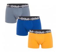 DIM Homme - Boxers Style Powerful Coton Stretch x3 | Ceinture Graphique Colorée | Confort Optimal | Coton Doux Extensible