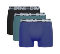 DIM Homme - Boxers Style Powerful Coton Stretch x3 | Ceinture Graphique Colorée | Confort Optimal | Coton Doux Extensible