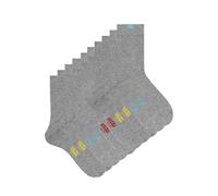 Dim Homme Chaussettes Ecodim Socquettes Courtes X5, Gris Moyen, 31-34