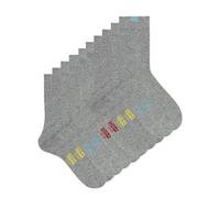 Dim Homme Chaussettes Ecodim Socquettes Courtes X5, Noir, 27-30