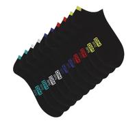 Dim Homme Chaussettes Ecodim Socquettes Courtes X5, Noir, 39-42
