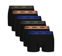 DIM Homme Mix and Colors Coton Stretch Confort X6 Boxer, Nr CT BL Indi/Nr CT Nois/Nr CT Vrt, XL EU