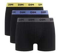 DIM Homme Mix And Colors X3 Boxer, Noir-jaune-bleu, M EU