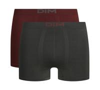 Dim Homme Seamless Micro X2 Boxer Briefs, Gris Quartz/Bordeaux Froid, XL EU