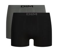 Dim Homme Seamless Micro X2 Boxer Briefs, Noir/Gris Fonce, XL EU