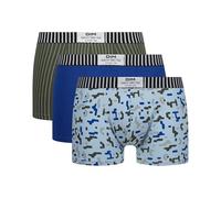 DIM Homme Vibes Coton Stretch X3 Boxer, Multicouleur, S EU