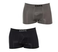 DIM Boxer Homme Seamless Micro x2, Noir/Gris, L