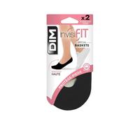 Dim Lot de 2 protège-pieds pour femme, Noir, 35-38