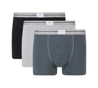 Dim Lot De 3 Boxers Gris Acier Noir Coton Stretch Résistant Ultra Resist