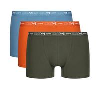 DIM Lot de 3 Boxers Homme | Coton Stretch Respirant | Maintien Optimal | sans Étiquette