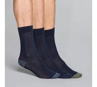Dim Lot De 3 Packs De Chaussettes Bleu Foncé Mix &and Match