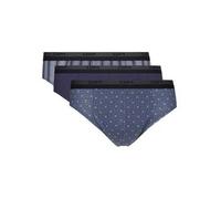 Dim Lot De 3 Slip Homme En Coton À Imprimés Croix Bleu Dim Coton Print