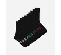 Dim Lot De 5 Paires Chaussettes Noires Ecodim Homme