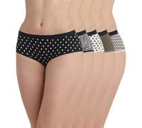 DIM Lot de Boxers Les Pockets Coton Couleurs & Motifs Femme x5
