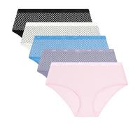 Dim Lot de Boxers Les Pockets Coton Couleurs & Motifs Femme x5