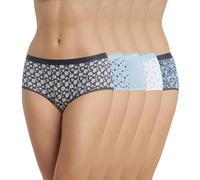 DIM Lot de Boxers Les Pockets Coton Couleurs & Motifs Femme x5