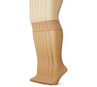 DIM Mi-Bas Femme Beauty Resist Transparent x6 | Confort Durable | Maille Renforcée | Lycra Anti-Filage | Maintien Optimal