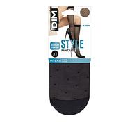Dim Mi-Bas Femme Style Fantaisie Effet Plumetis x1