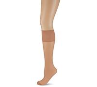 Dim MI-BAS MOUSSE STRETCH X2 Chaussettes Femme 20 DEN Beige (Beige DORE) Taille unique (Taille fabricant: 35/41) 2lot de2