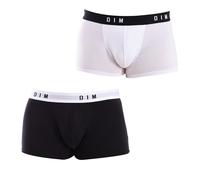 DIM Boxer Homme Originals x2, Noir/Blanc, XL