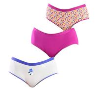 Dim Boxer Femme Les Pockets Coton Couleurs & Motifs x3, Lot Viva Flores, M