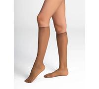 Dim Chaussettes Mi-bas Sublim Voile Brillant 15D X2 Femme 35-41 Transparent
