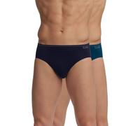 Dim Slip Homme Seamless Coton x2 - Bleu Minuit/Bleu Denim - L