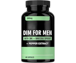 DIM pour hommes 300 mg, favorise l'équilibre hormonal et la vitalité, améliore la condition physique ,1pc