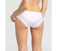 Dim Slip Femme En Microfibre Et Tulle Blanc Generous De Dim