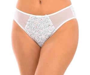 Dim Slip Femme Sans Couture Generous Coton Bio x1 Imprimé Cueillette 44