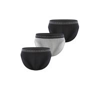 DIM Slip ' Green by DIM ' gris chiné / noir, Taille XL