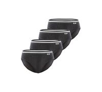 DIM Slip noir / blanc, Taille S