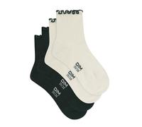 Dim Socquettes Femme Modal à Volants x2