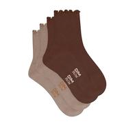 Dim Socquettes Femme Modal à Volants x2