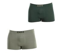 DIM Boxer Homme Seamless Micro x2, Vert Jade/Vertjungle, XL